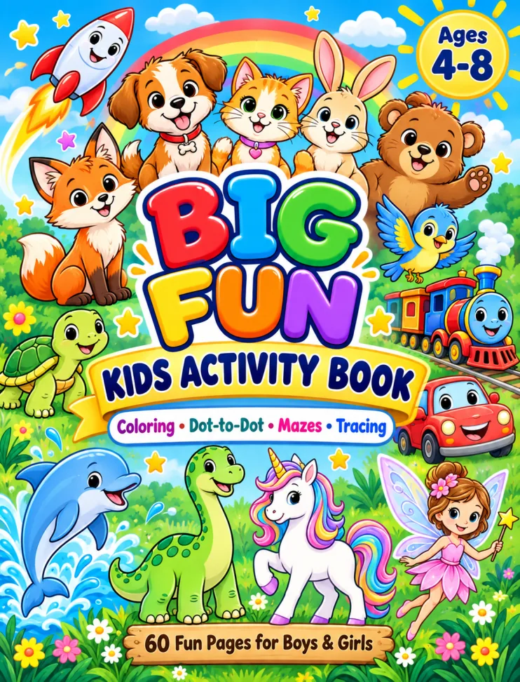Cover of Big Fun Kids Activity Book